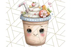 Fruit Doodles Clipart, Cute Cartoon Fruit PNG, Kawaii Food Product Image 4
