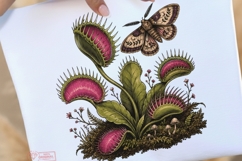 Dark Cottagecore Plant Clipart | 21 PNG Files | Gothic Product Image 4