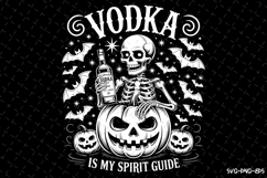Vodka is my spirit guide Svg | Halloween Svg | Svg Cut Files Product Image 1