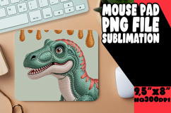 CHEERFUL MOUSE MAT PLAYFUL DESIGN, Cute Dino Product Image 1