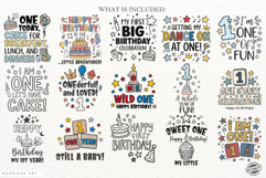 1st Birthday Sublimation PNG Bundle Product Image 4