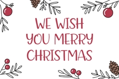 Warm Christmas Fonts | Cozy Handwritten Font Family Product Image 10