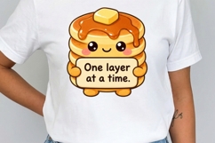 Cute Food Motivation Clipart | 19 PNG Kawaii Food Quotes Product Image 3