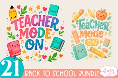 Back to school shirt PNG BUNDLE, Cute teacher sublimation Product Image 6