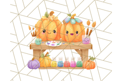 Creepy Carnival Halloween Clipart PNG with Hayride Art Product Image 4