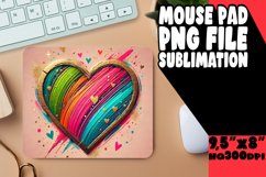 SWEET DESK PAD PNG STYLE, Heart Product Image 1