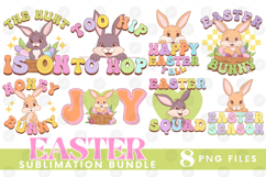 Easter Sublimation PNG Bundle Bunny Chick Farm Hip Hop Joy Product Image 1
