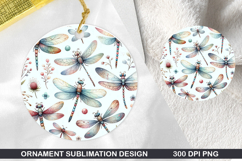 Pattern Stained Glass Ornament PNG ,Digital Download File Product Image 1