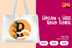 Hollow &amp; Haze Boho Floral Monogram Product Image 1