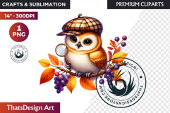 Cute Autumn thanksgiving Baby animal and Pumpkin PNG clipart Product Image 1