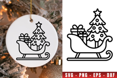 Christmas icon svg, icon png clipart, christmas outline svg Product Image 1