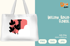 Willow Boho Floral Monogram Product Image 1