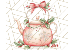 Christmas Cottagecore Kitchen Clipart PNG, Holiday Decor Product Image 4