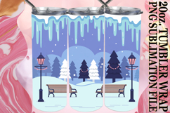 Uplifting Gift 20oz tumbler wrap, Winter Product Image 1