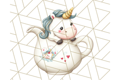Princess Tea Party PNG Clipart with Teacups &amp; Fancy Treats Product Image 4
