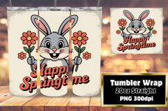 CUSTOM 20oz Tumbler Design for DIY , Easter Bunny Product Image 1