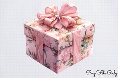 Retro Pink Christmas Sublimation Clipart PNG Product Image 1