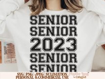 Senior 2023 SVG, Graduation SVG, Highschool SVG Product Image 6