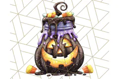 Halloween Monster Clipart PNG, Monsters in Jars, Spooky Png Product Image 4