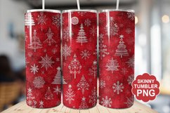Christmas Red Tumbler | Christmas Tumbler Wrap Product Image 1