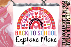 Dreamy vibes 20oz tumbler wrap, Back To School Product Image 1