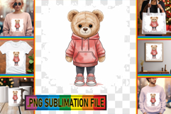 LUMINOUS TSHIRT Gift Ideas PNG, Teddy Bear Product Image 1