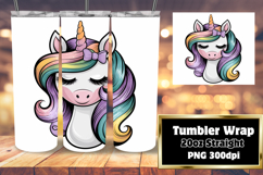 RADIANT 20oz Tumbler Graphic for Gifts , Unicorn Product Image 1