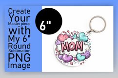 Watercolor Mother's Day Keychain Delights Product Image 1