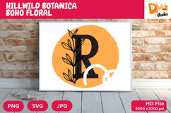 Hillwild Botanica Boho Floral Monogram Product Image 1