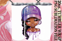 ENCHANTED MEMORIES 20oz TUMBLER WRAP, Black Woman Product Image 1