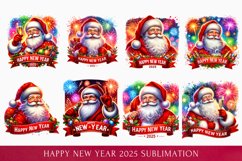 Happy New Year 2025 Sublimation, christmas santa bundle Product Image 3