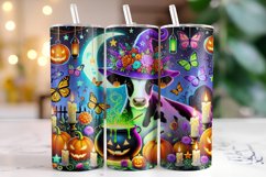 Halloween Cow Tumbler Wrap | Sublimation | Tumblers Product Image 1