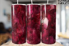 Burgundy Alcohol Ink Tumbler Wrap - High Quality 300 Dpi Product Image 1