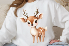 Adorable Cute Fairy Woodland Clipart PNG Product Image 1