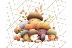 Woodland Forest Scene PNG Clipart, Fall Nature Elements Product Image 4