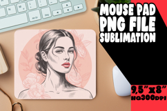 LUMINOUS mouse PAD Creative Design, Beauty Woman Product Image 1