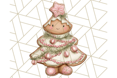 Gingerbread People Clipart, Cute Cookie PNG Illustrations Product Image 4