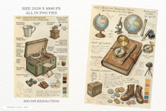 Ephemera Summer Travel Junk Journal Pages Product Image 2