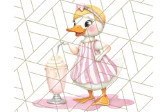 Sock Hop Animal Dance Party PNG Clipart, Cute Retro 1950s Product Image 4