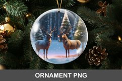 3D christmas ornament - reindeers Product Image 1