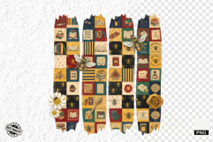 Reading &amp; Bees Brush Stroke Clipart Product Image 1