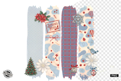 Christmas Brushstrokes Clipart Product Image 1