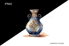 Watercolor Moroccan Clipart Product Image 1