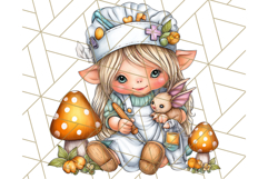 Spooky Gnome Village Clipart PNG Halloween Png Product Image 4