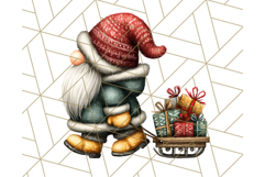 Christmas Gnome Clipart, Holiday Gnomes PNG Illustrations Product Image 4