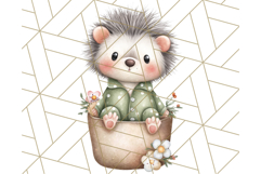 Christmas Pets in Pajamas Clipart PNG, Christmas Png Clipart Product Image 4