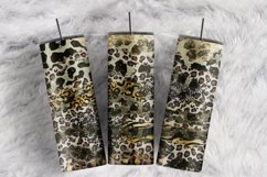 Glitter Gold Leopard Zebra Milky Way 20 oz tumbler wrap Product Image 1
