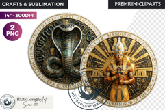 Ancient Egyptian Gods Pantheon Mythology Graphics cliparts Product Image 1