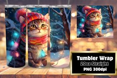 Merry Meow-y Christmas Tumbler Cheers Product Image 1