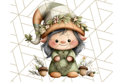 Fall Gnome Clipart PNG Cute Thanksgiving Gnomes Product Image 4